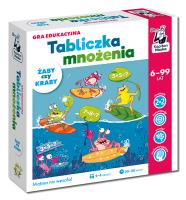 Gra Tabliczka mnożenia Żaby czy Kraby. Wydawca: Edgard PAP. SmakLiter.pl Opakowanie Gra Tabliczka mnożenia Żaby czy Kraby