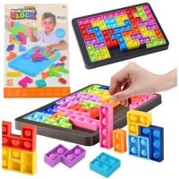 Opakowanie Gra Tetris Pop-It Układanka Puzzle 3w1 27el