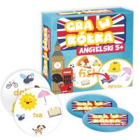 Gra w Kółka Angielski 5+. Wydawca: Kangur. SmakLiter.pl Opakowanie Gra w Kółka Angielski 5+