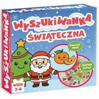 Gra Wyszukiwanka Świąteczna. Wydawca: Kangur. SmakLiter.pl Opakowanie Gra Wyszukiwanka Świąteczna