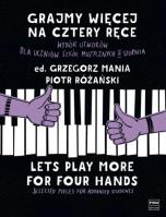 Okładka książki Grajmy więcej na cztery ręce + CD