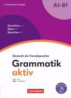 Grammatik aktiv Deutsch als Fremdsprache A1-B1. Autor:   Praca zbiorowa. SmakLiter.pl Okładka książki Grammatik aktiv Deutsch als Fremdsprache A1-B1