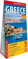 Opakowanie Grecja laminowana mapa samochodowo-turystyczna 1:750 000