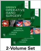 Okładka książki Green's Operative Hand Surgery