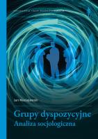 Grupy dyspozycyjne.. Autor: Maciejewski Jan. SmakLiter.pl Okładka książki Grupy dyspozycyjne.