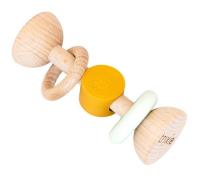 Grzechotka drewniana silikonowa Lew. Wydawca: Trixie Baby. SmakLiter.pl Opakowanie Grzechotka drewniana silikonowa Lew