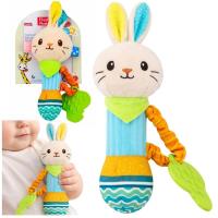 Opakowanie Grzechotka pluszowa z piszczałką Zajączek