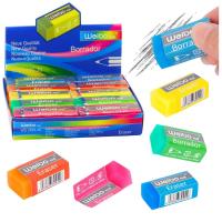 Gumka do mazania kolorowa 6cm (20szt). Wydawca: Weibo. SmakLiter.pl Opakowanie Gumka do mazania kolorowa 6cm (20szt)