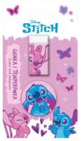 Opakowanie Gumka + temperówka Stitch Pink