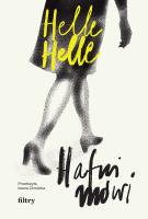 Hafni mówi. Autor: Helle Helle. SmakLiter.pl Okładka książki Hafni mówi