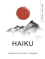Haiku wer. angielska. Autor: Hart Larrabee. SmakLiter.pl Okładka książki Haiku wer. angielska