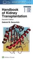 Okładka książki Handbook of Kidney Transplantation