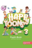 Okładka książki Happy Toons 3 ed. międzynar. PB + DigiBook (kod)