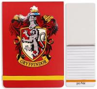 Harry Potter Notes linia z gumką Herb Gryffindor. Wydawca: Half Moon Bay. SmakLiter.pl Opakowanie Harry Potter Notes linia z gumką Herb Gryffindor