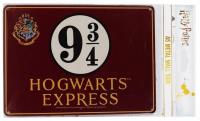 Harry Potter Tabliczka metalowa Peron 9 i 3/4. Wydawca: Half Moon Bay. SmakLiter.pl Opakowanie Harry Potter Tabliczka metalowa Peron 9 i 3/4
