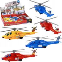 Opakowanie Helikopter metal pull back ze światłem i dźwiękiem