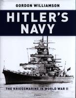 Hitler's Navy. Autor: Gordon Williamson. SmakLiter.pl Okładka książki Hitler's Navy