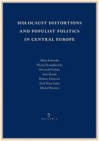 Okładka książki Holocaust distortions and populist politics in...