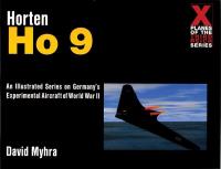 Horten Ho 9. Autor: David Myhra. SmakLiter.pl Okładka książki Horten Ho 9