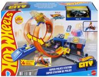 Hot Wheels City Posterunek policji Super Pętla. Wydawca: Mattel. SmakLiter.pl Opakowanie Hot Wheels City Posterunek policji Super Pętla