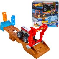 Opakowanie Hot Wheels Monster Truck Kaskaderska wyrzutnia
