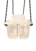 Huśtawka dziecięca ze sznurkami max 25kg Kolor soft neutral PLASTO. Wydawca: Tactic. SmakLiter.pl Opakowanie Huśtawka dziecięca ze sznurkami max 25kg Kolor soft neutral PLASTO