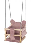 Opakowanie Huśtawka welurowa Miś różowa