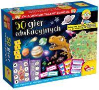 I'M A Genius Talent School 50 gier edukacyjnych. Autor: 304-PL107421. SmakLiter.pl Okładka książki I'M A Genius Talent School 50 gier edukacyjnych