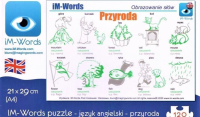 Opakowanie iM-Words Puzzle 96 Angielski - Przyroda