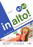 In alto! A1-A2 Podręcznik do włoskiego. Autor: Quercioli Fiorenza, Tossani Giulia. SmakLiter.pl Okładka książki In alto! A1-A2 Podręcznik do włoskiego
