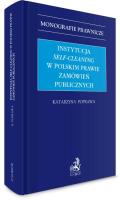 Okładka książki Instytucja self-cleaning w polskim prawie...