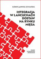 Okładka książki Integracja w łańcuchach dostaw na rynku mięsa