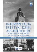 Okładka książki Interpretacja estetyki dzieł architektury
