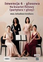Okładka książki Inwencja 4-głosowa na kwartet fletowy