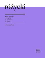 Okładka książki Italia op. 50 na fortepian