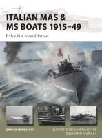 Okładka książki Italian MAS & MS Boats 191549 Italy's fast coastal forces