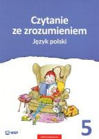 Okładka książki J.Polski  SP 5 Czytanie ze zrozumieniem WSiP