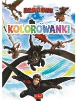 Okładka książki Jak wytresować smoka Kolorowanki