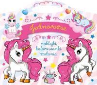 Okładka książki Jednorożce. Naklejki, kolorowanki, zadania