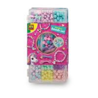 Jednorożec zestaw koralików z biżuterią. Wydawca: SES. SmakLiter.pl Opakowanie Jednorożec zestaw koralików z biżuterią