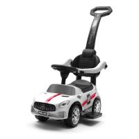 Opakowanie Jeździk dziecięcy z dźwiękiem i rączką Racer biały