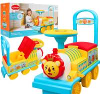 Jeździk pociąg Lew. Wydawca: Maksik. SmakLiter.pl Opakowanie Jeździk pociąg Lew