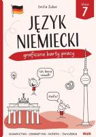 Okładka książki Język niemiecki. Graficzne karty pracy dla klasy 7
