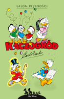 Kaczogród. Salon piękności i inne historie z lat 1966–1967. Autor: Carl Barks. SmakLiter.pl Okładka książki Kaczogród. Salon piękności i inne historie z lat 1966–1967