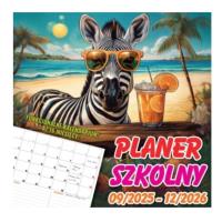 Kalendarz 2025/2026 trójdzielny planer szkolny. Wydawca: Evena. SmakLiter.pl Opakowanie Kalendarz 2025/2026 trójdzielny planer szkolny