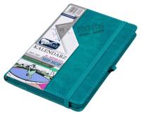 Kalendarz 2025/2027 A5 18M + notes Hip Hop turkus. Wydawca: ELEFANT. SmakLiter.pl Opakowanie Kalendarz 2025/2027 A5 18M + notes Hip Hop turkus