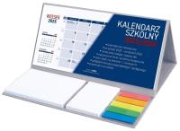 Kalendarz 2025/26 szkolny z notesem szary. Wydawca: Wokół nas. SmakLiter.pl Opakowanie Kalendarz 2025/26 szkolny z notesem szary