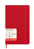 Kalendarz 2026 12M Moleskine L dzienny Scarlet Red 13x21cm. Wydawca: Moleskine. SmakLiter.pl Opakowanie Kalendarz 2026 12M Moleskine L dzienny Scarlet Red 13x21cm