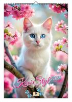 Kalendarz 2026 A3 ścienny jednostronny koci styl. Wydawca: Pan Kalendarzyk. SmakLiter.pl Opakowanie Kalendarz 2026 A3 ścienny jednostronny koci styl