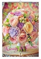 Kalendarz 2026 A3 ścienny jednostronny kwiaty. Wydawca: Pan Kalendarzyk. SmakLiter.pl Opakowanie Kalendarz 2026 A3 ścienny jednostronny kwiaty